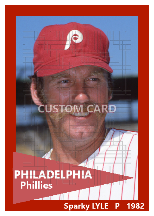 Sparky Lyle - 1982 Philadelphia Phillies - choose a size & style