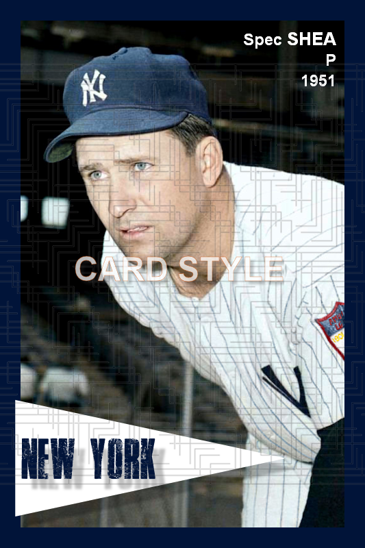 Spec Shea - 1951 New York Yankees - choose a size & style
