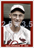 Specs Toporcer - 1926 St. Louis Cardinals - choose a size & style