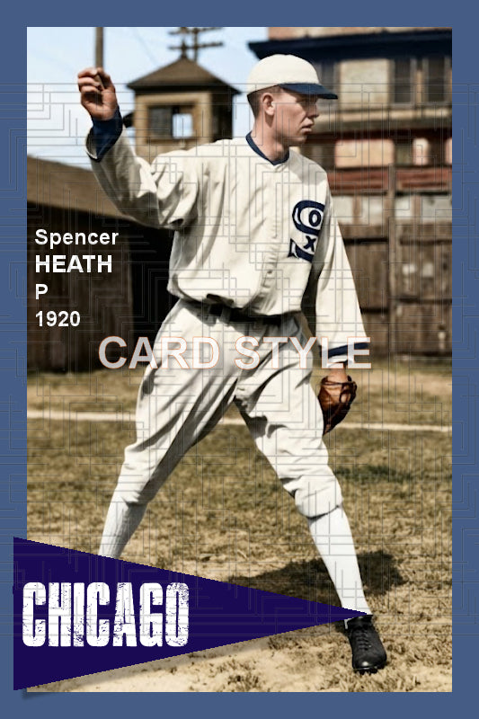Spencer Heath -1920 Chicago White Sox - choose a size & style
