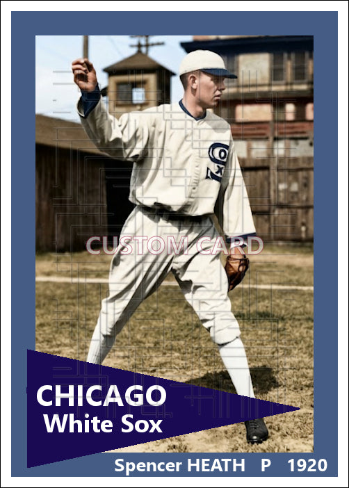 Spencer Heath -1920 Chicago White Sox - choose a size & style