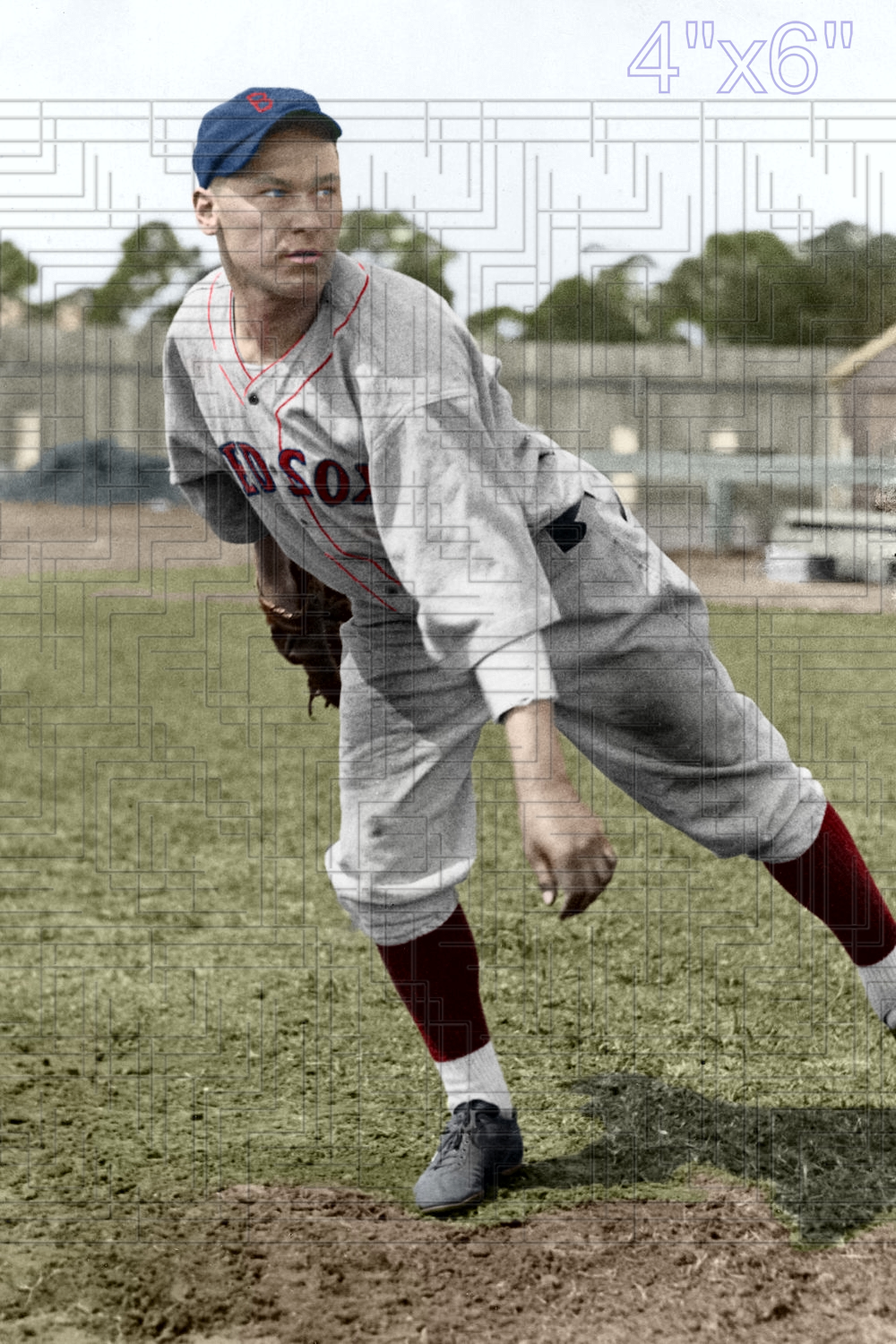 Spike Merena - 1934 Boston Red Sox - choose a size & style