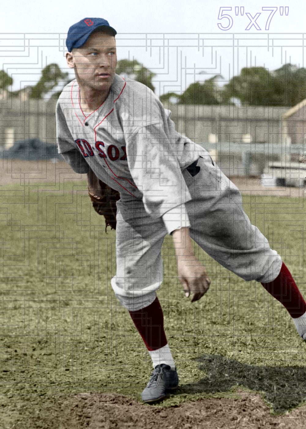 Spike Merena - 1934 Boston Red Sox - choose a size & style