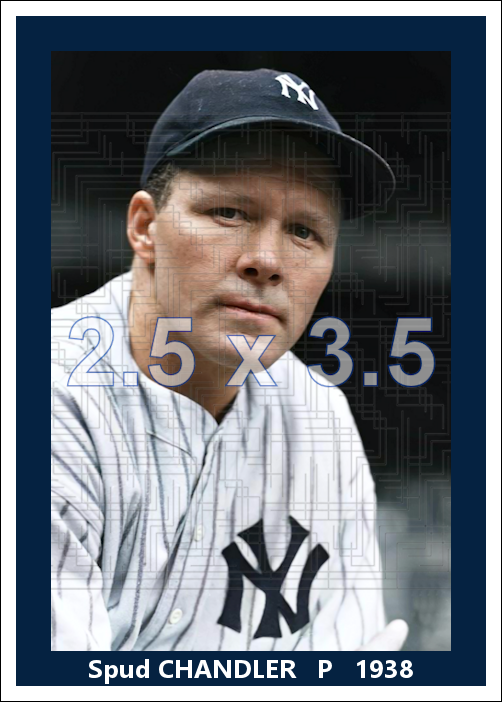 Spud Chandler - 1938 New York Yankees - choose a size & style