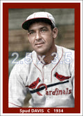 Spud Davis - 1934 St. Louis Cardinals - choose a size & style