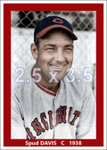 Spud Davis - 1938 Cincinnati Reds - choose a size & style