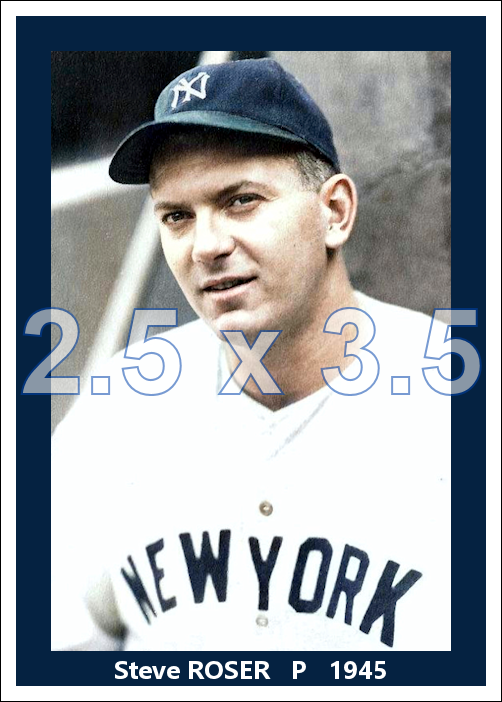 Steve Roser - 1945 New York Yankees - choose a size & style