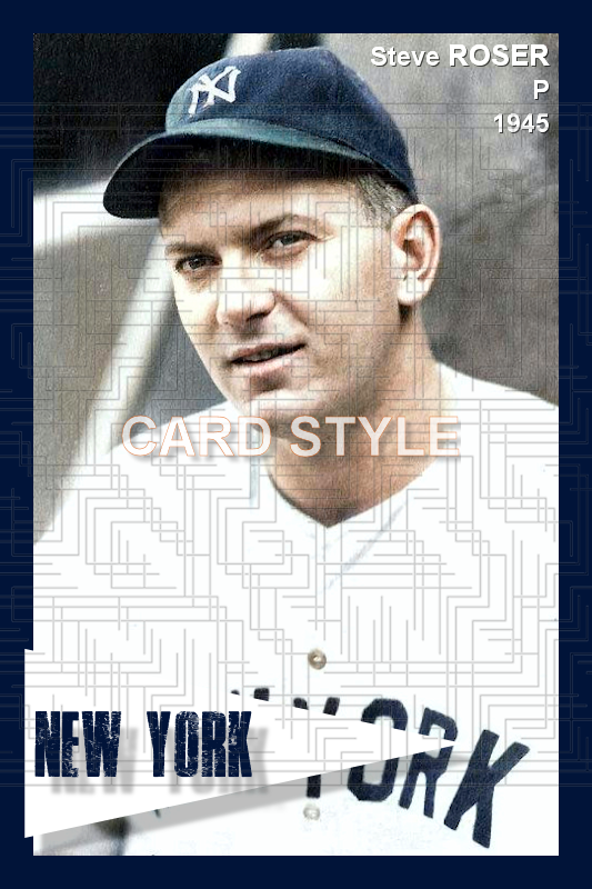 Steve Roser - 1945 New York Yankees - choose a size & style
