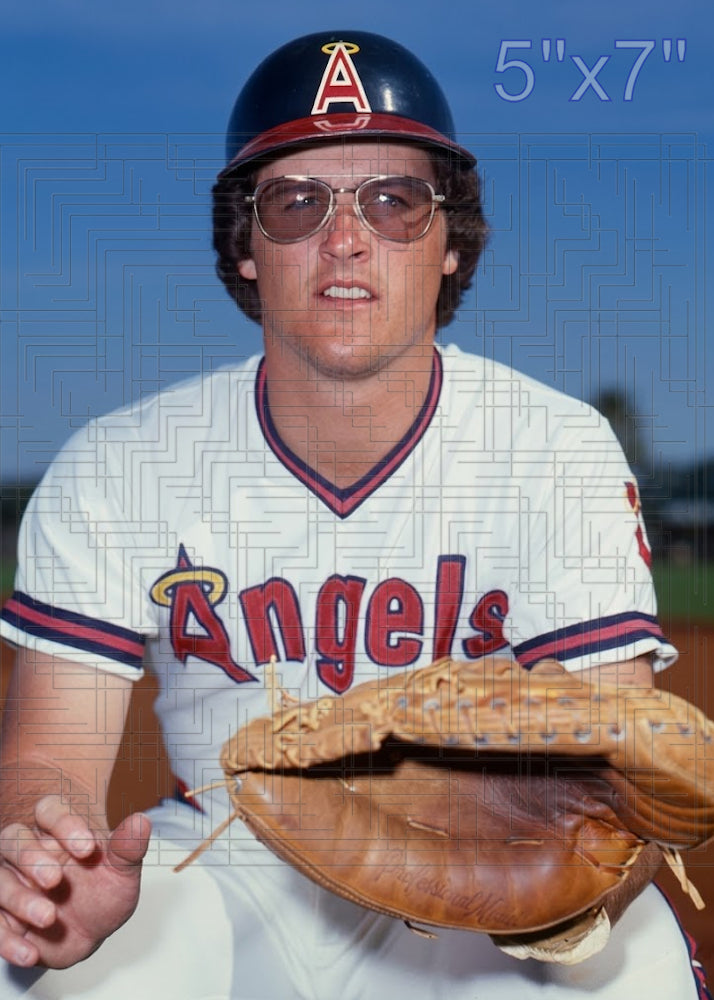 Stan Cliburn - 1980 California Angels - choose a size & style