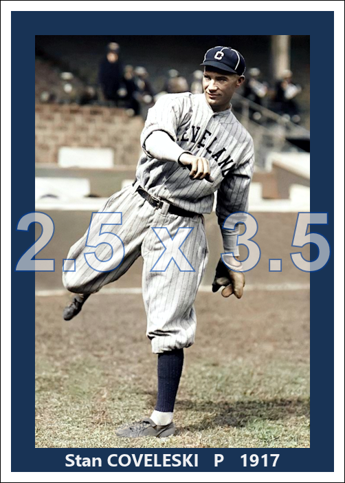 Stan Coveleski - 1917 Cleveland Indians - choose a size & style