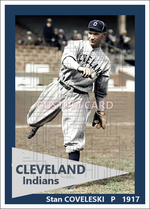 Stan Coveleski - 1917 Cleveland Indians - choose a size & style