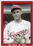 Stan Hack - 1932 Chicago Cubs - choose a size & style