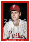 Stan Hollmig - 1950 Philadelphia Phillies - choose a size & style