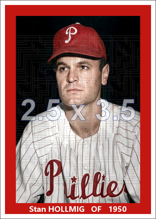 Stan Hollmig - 1950 Philadelphia Phillies - choose a size & style