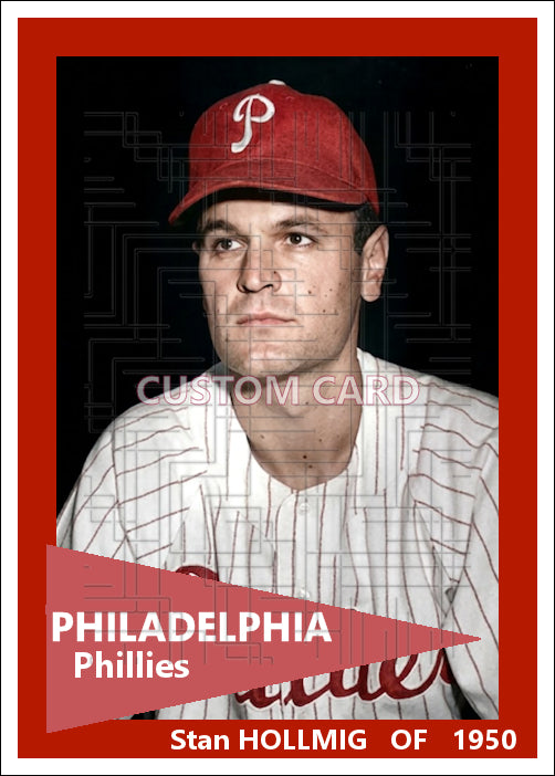 Stan Hollmig - 1950 Philadelphia Phillies - choose a size & style