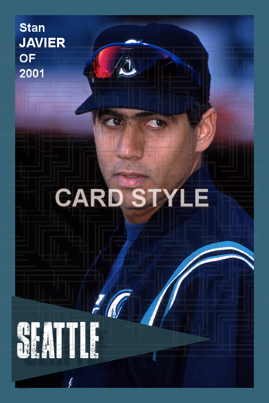 Stan Javier - 2001 Seattle Mariners - choose a size & style