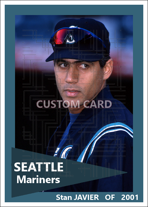 Stan Javier - 2001 Seattle Mariners - choose a size & style