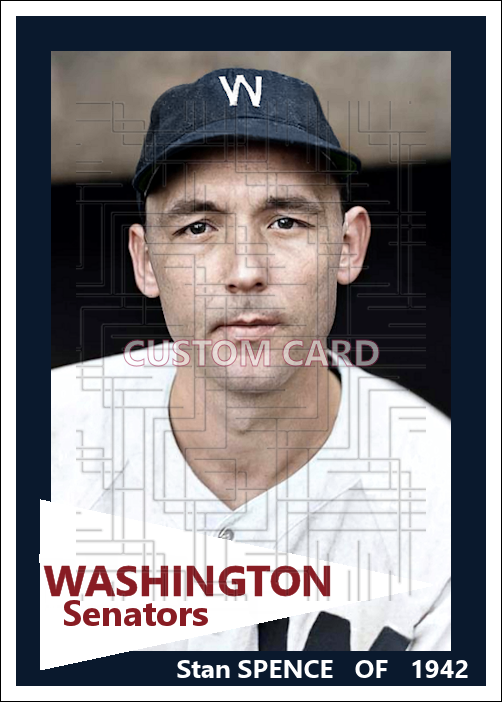Stan Spence - 1942 Washington Senators - choose a size & style