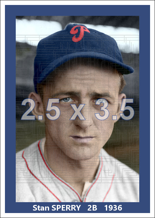 Stan Sperry - 1936 Philadelphia Phillies - choose a size & style