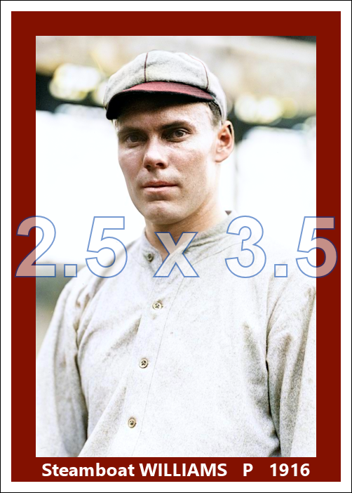 Steamboat Williams - 1916 St. Louis Cardinals - choose a size & style