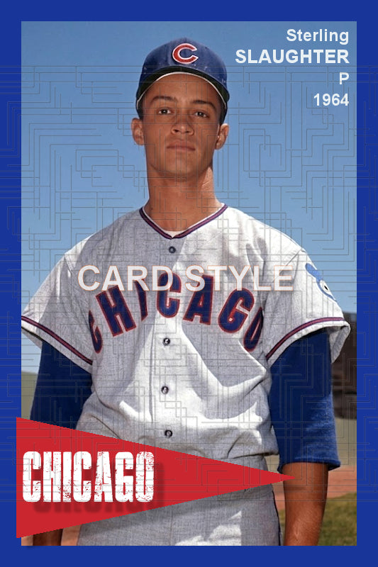 Sterling Slaughter - 1964 Chicago Cubs - choose a size & style