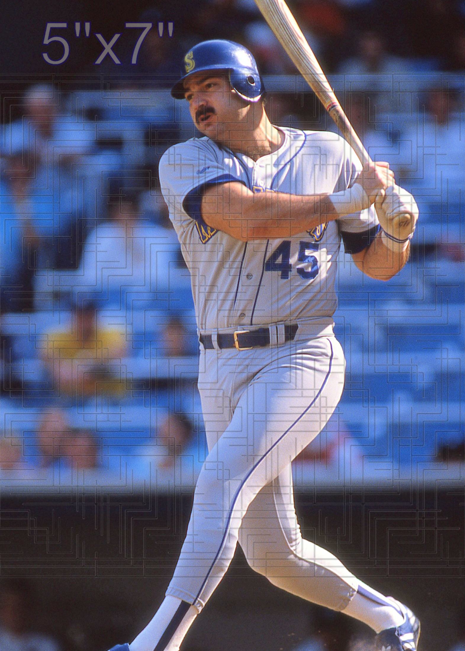 Steve Balboni - 1988 Seattle Mariners - choose a size & style