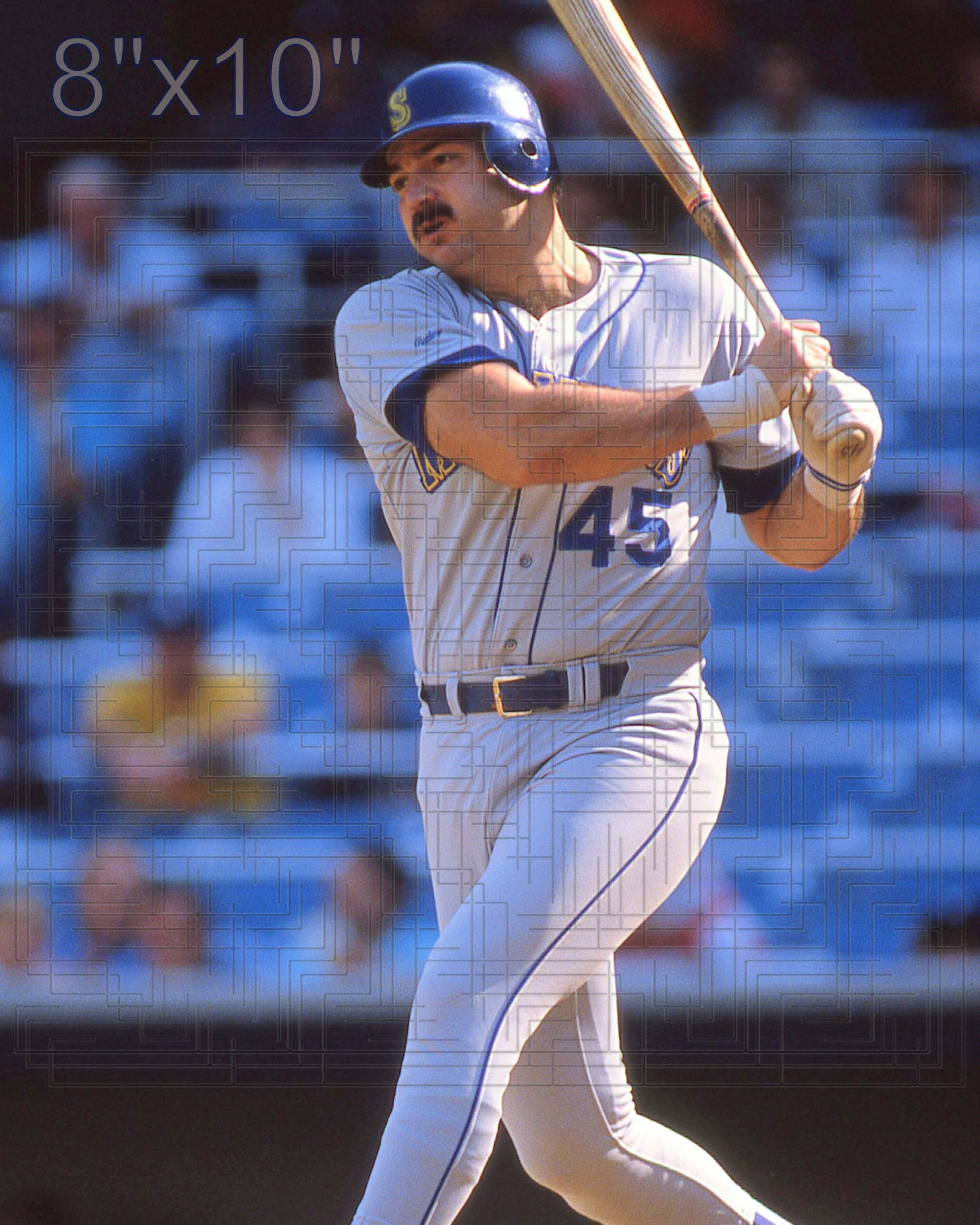 Steve Balboni - 1988 Seattle Mariners - choose a size & style