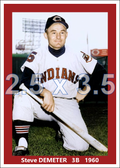 Steve Demeter - 1960 Cleveland Indians - choose a size & style