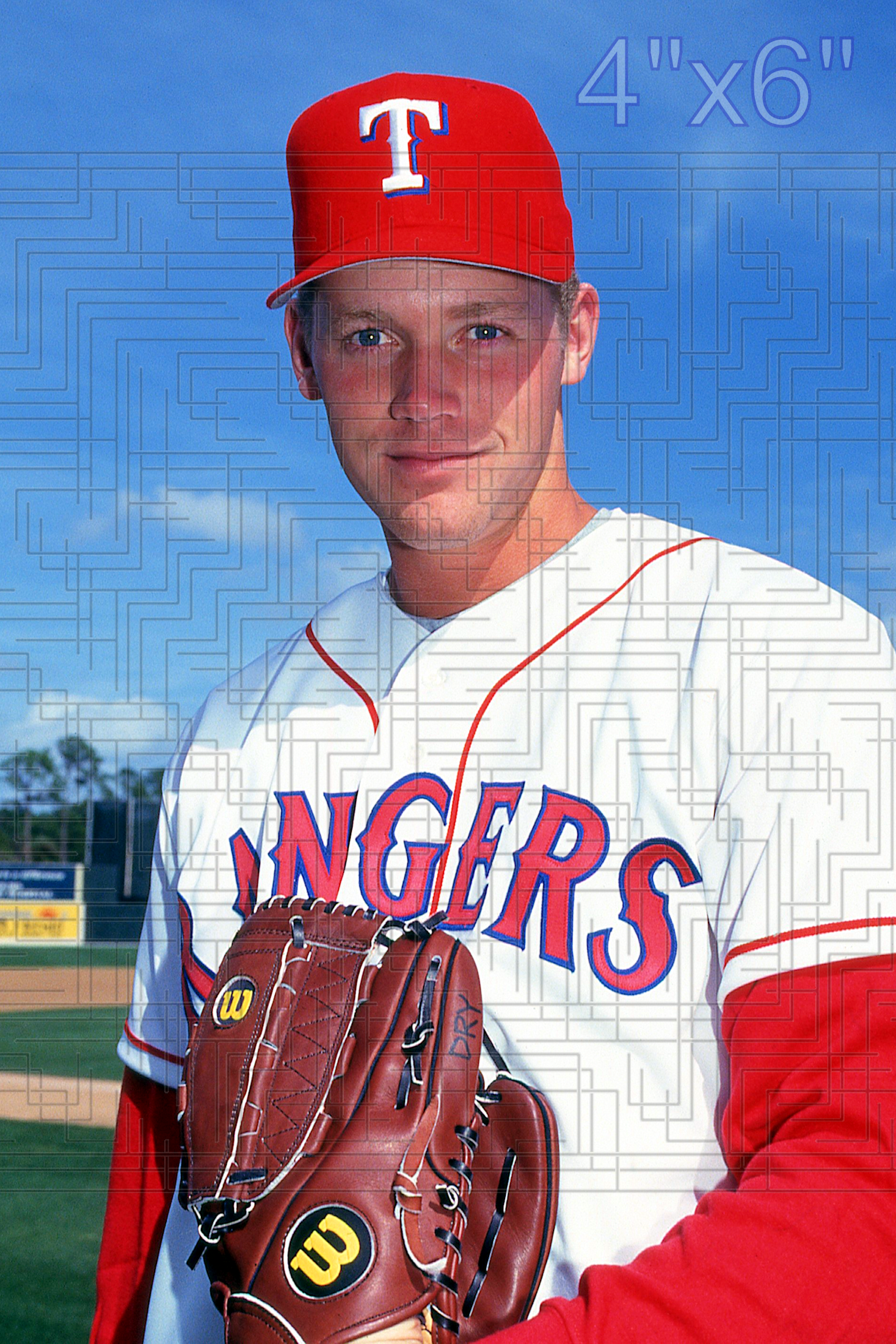 Steve Dreyer - 1994 Texas Rangers - choose a size & style