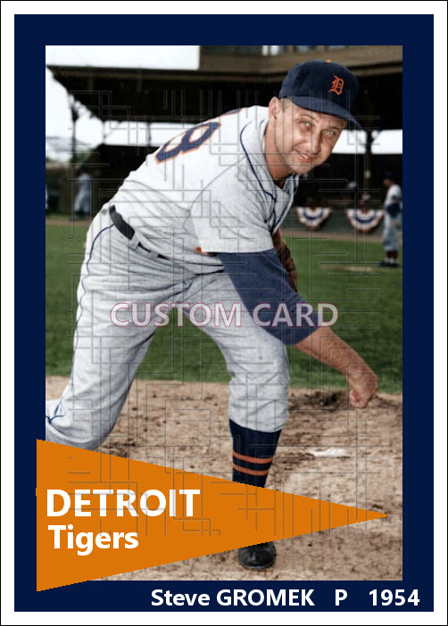 Steve Gromek - 1954 Detroit Tigers - choose a size & style