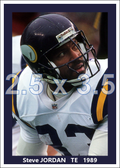 Steve Jordan - 1989 Minnesota Vikings - choose a size & style