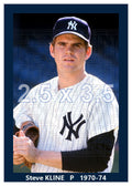 Steve Kline - 1970-74 New York Yankees - choose a size & style