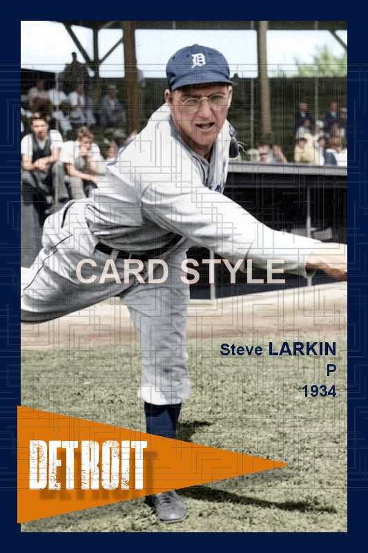 Steve Larkin - 1934 Detroit Tigers - choose a size & style