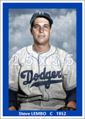 Steve Lembo - 1952 Brooklyn Dodgers - choose a size & style