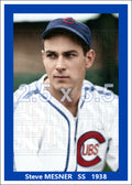 Steve Mesner - 1938 Chicago Cubs - choose a size & style