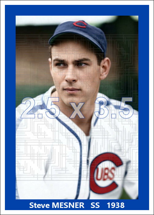 Steve Mesner - 1938 Chicago Cubs - choose a size & style