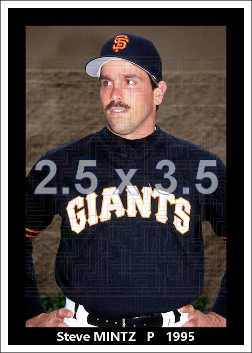 Steve Mintz - 1995 San Francisco Giants - choose a size & style