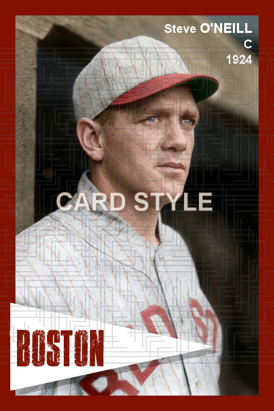 Steve O'Neill - 1924 Boston Red Sox - choose a size & style
