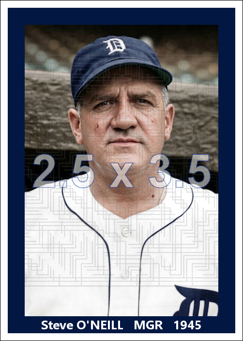 Steve O'Neill - 1945 Detroit Tigers - choose a size & style