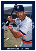 Steve Pegues - 1990 Detroit Tigers - choose a size & style