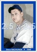 Steve Rachunok - 1940 Brooklyn Dodgers - choose a size & style