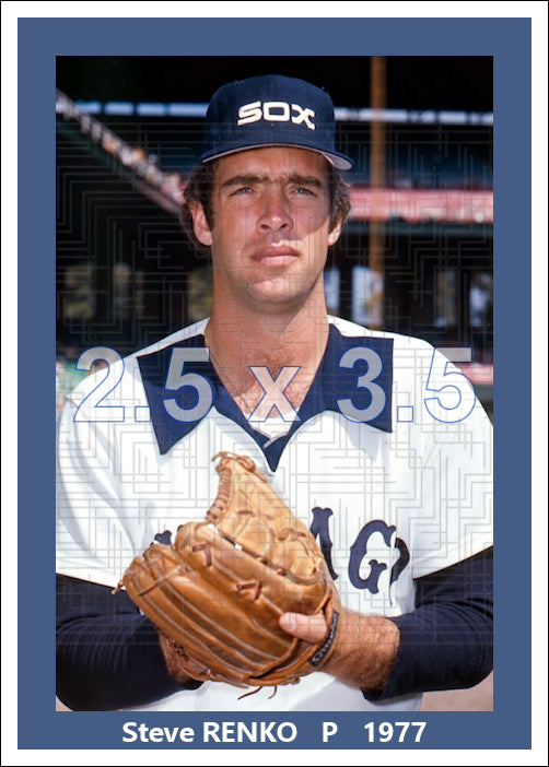 Steve Renko - 1977 Chicago White Sox - choose a size & style