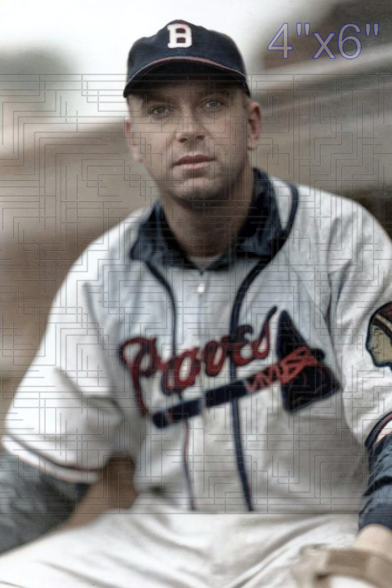 Steve Roser - 1946 Boston Braves - choose a size & style