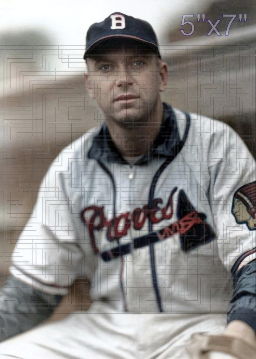 Steve Roser - 1946 Boston Braves - choose a size & style
