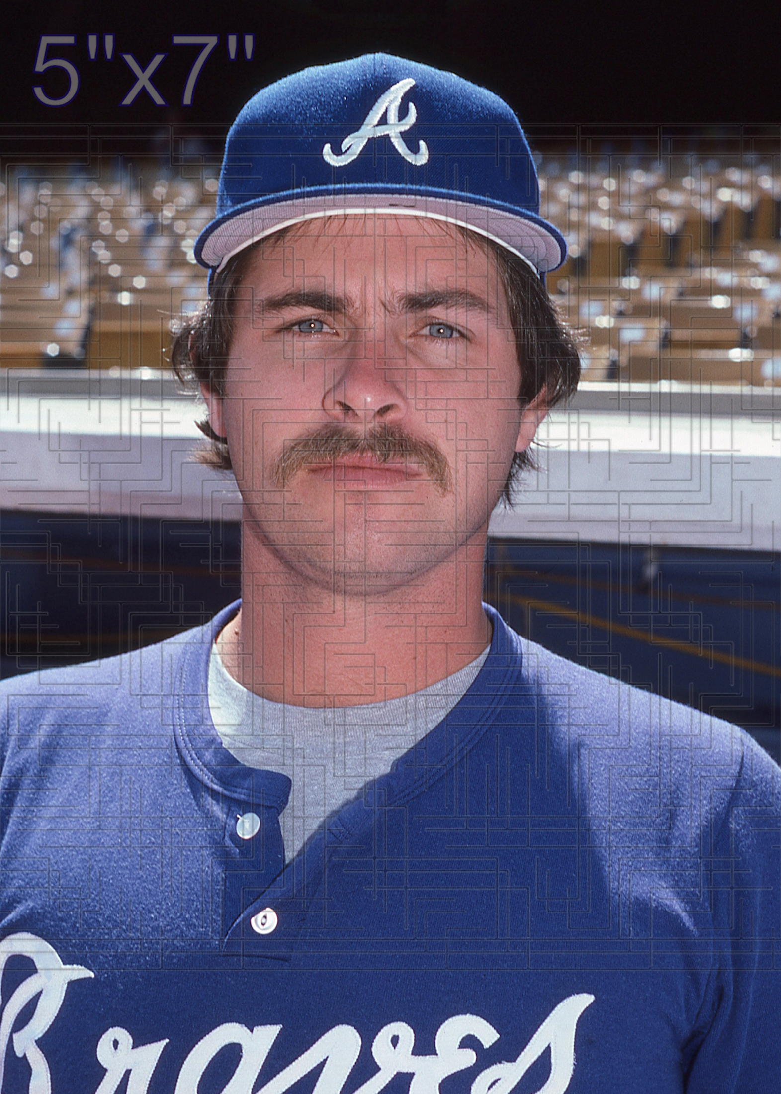 Steve Shields - 1985 Atlanta Braves - choose a size & style