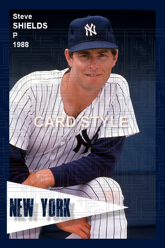 Steve Shields - 1988 New York Yankees - choose a size & style