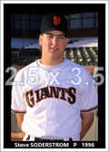 Steve Soderstrom - 1996 San Francisco Giants - choose a size & style