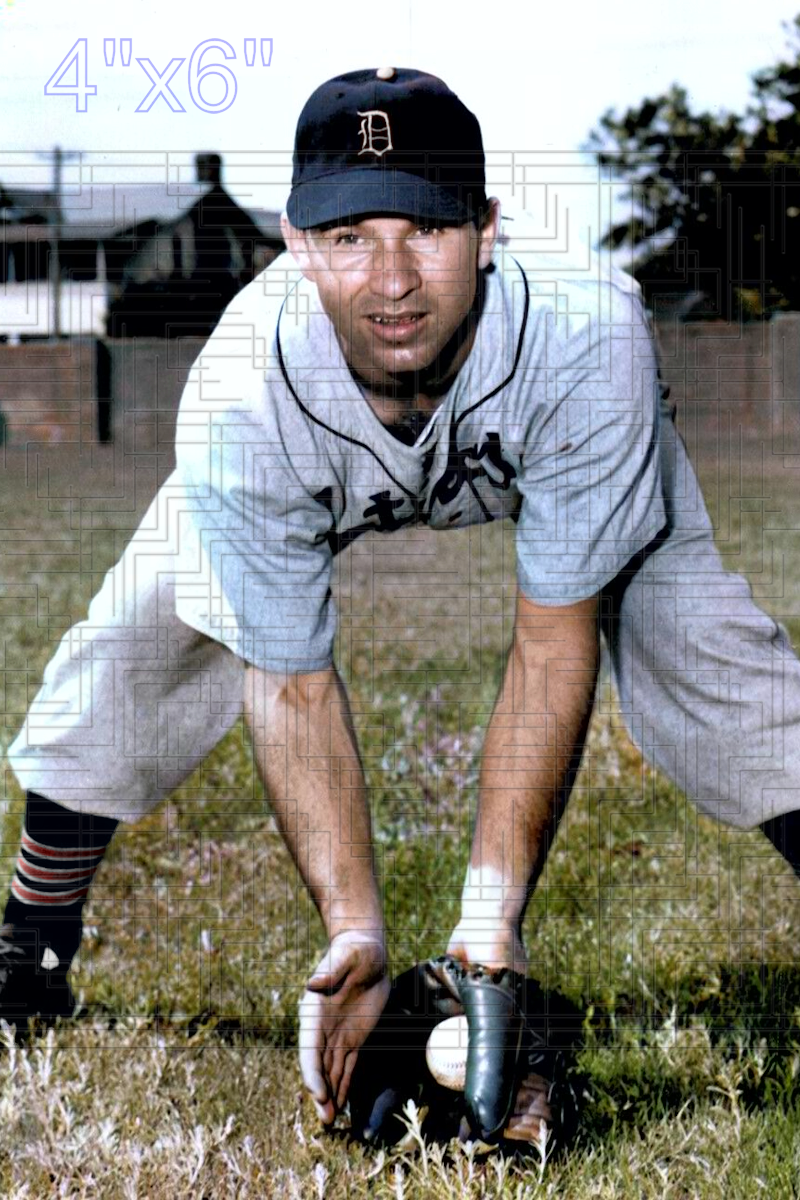 Steve Souchock - 1951 Detroit Tigers- choose a size & style