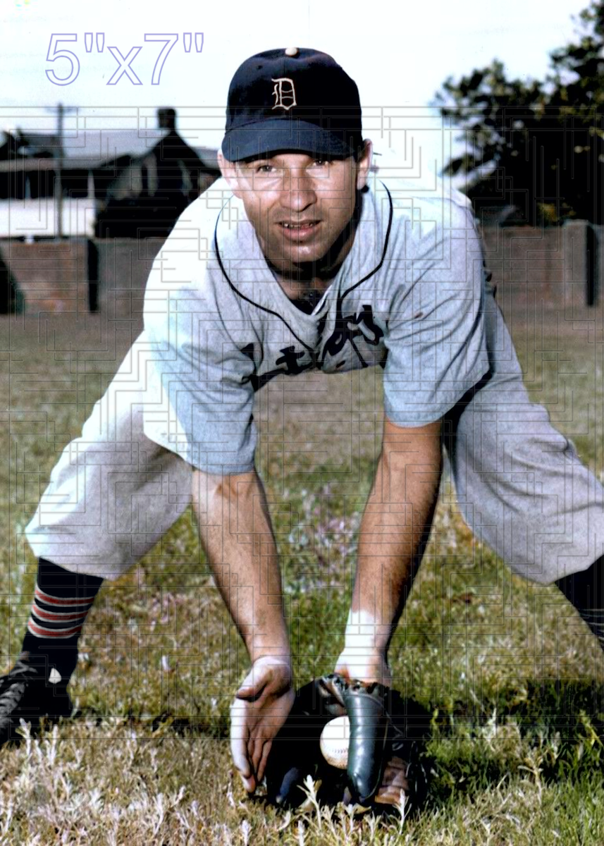 Steve Souchock - 1951 Detroit Tigers- choose a size & style