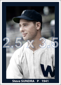 Steve Sundra - 1941 Washington Senators - choose a size & style